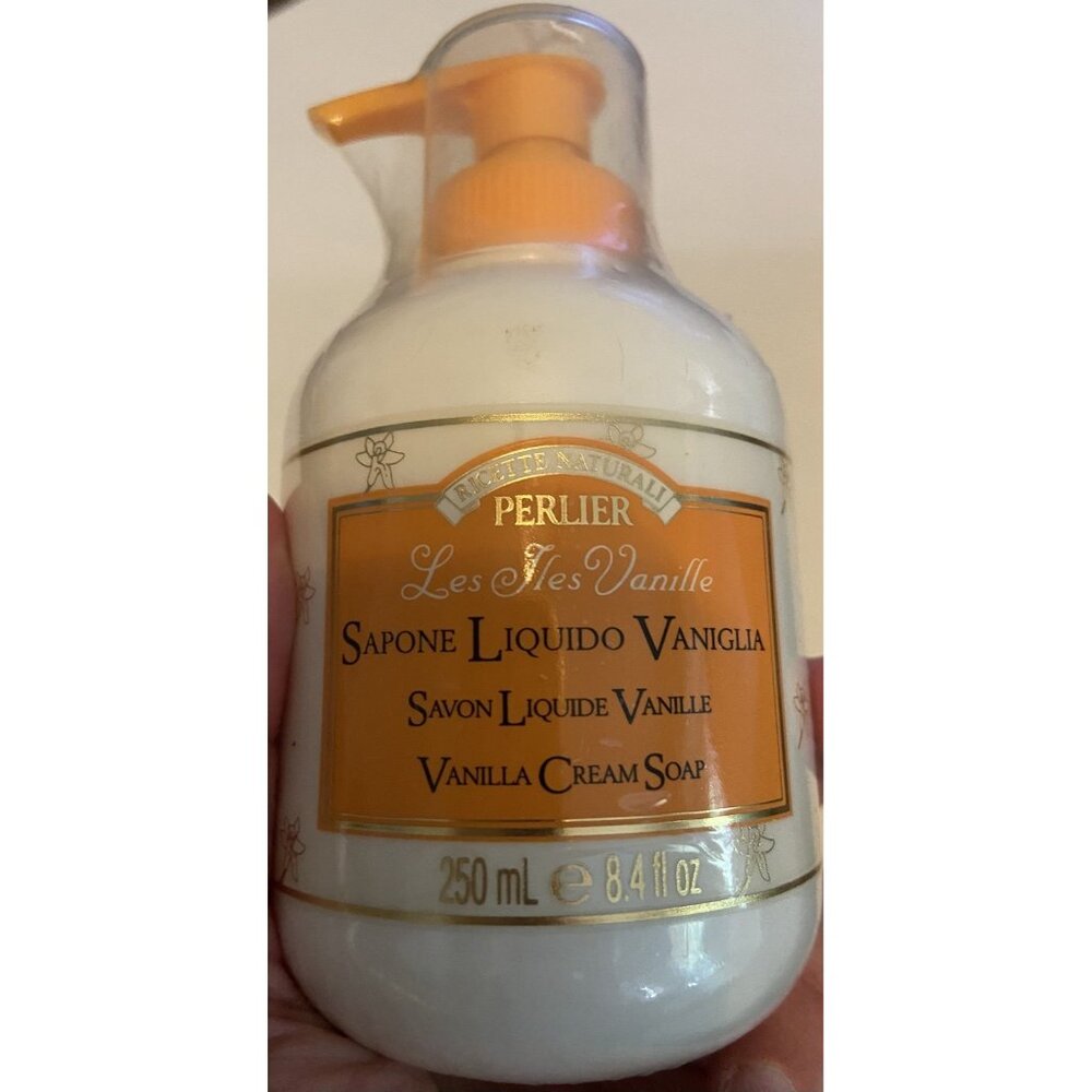 PERLIER - Soap Liquid Vanilla Cream Soap 8.4 Fl Oz Brand New Pump Top